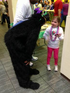 Mardi Gras Gorilla