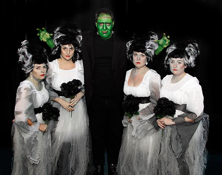 Gary Frankenstein with Brides_2011.jpg