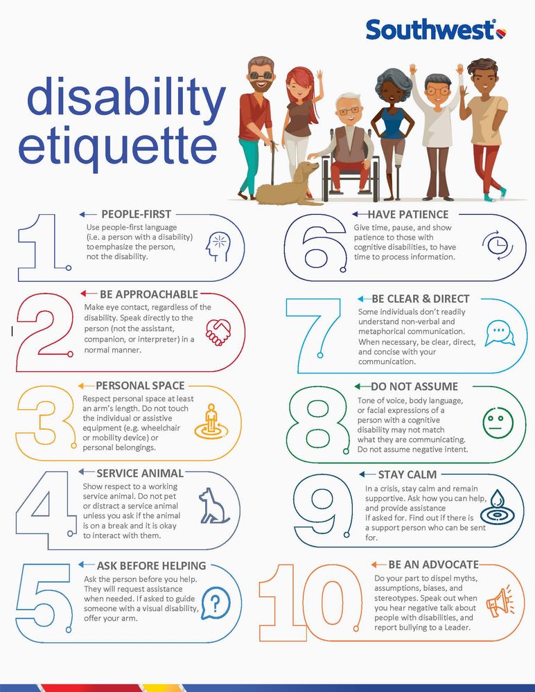 Disability Etiquette: How Southwest Airlines Suppo... - The Southwest ...