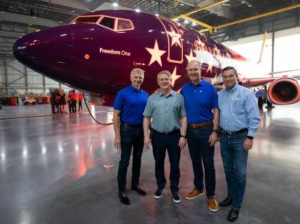 Southwest Airlines’ Leadership (left to right): Bob Jordan, Mike Van de Ven, Gary Kelly, and Tom Nealon