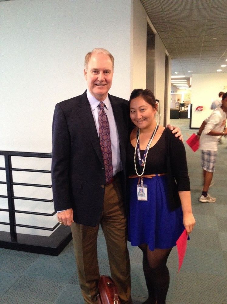 It was an honor meeting and speaking with Chairman and CEO Gary Kelly during my internship