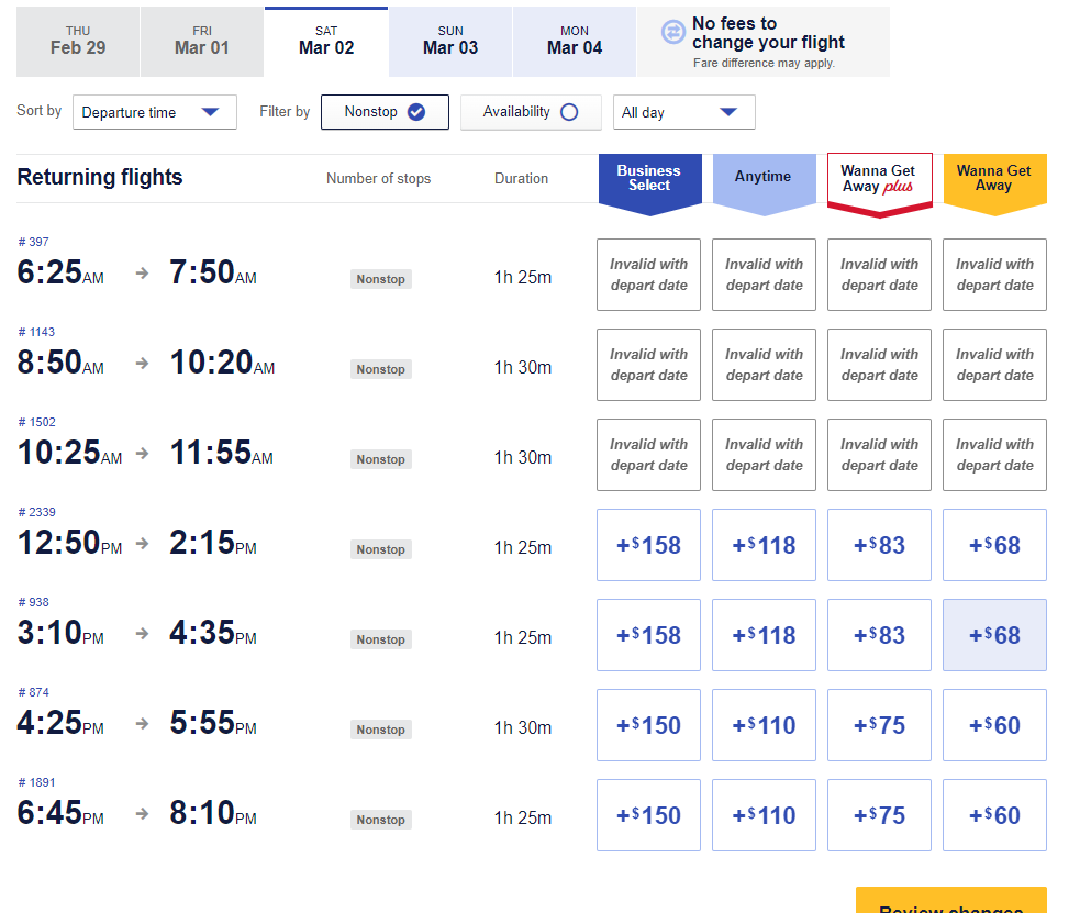 Change Flight Fare Difference Example.png