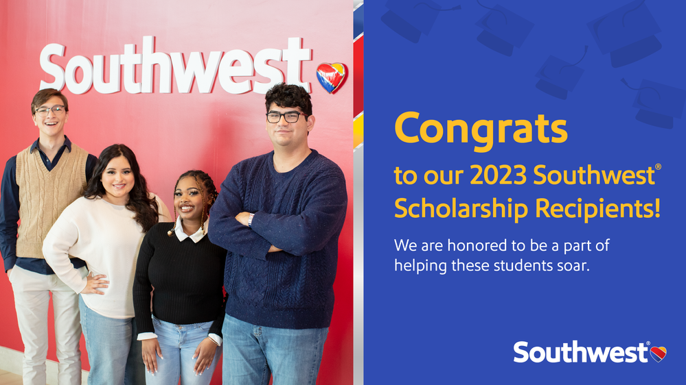 Congratulations to our 2023 Southwest Scholarship Recipients!