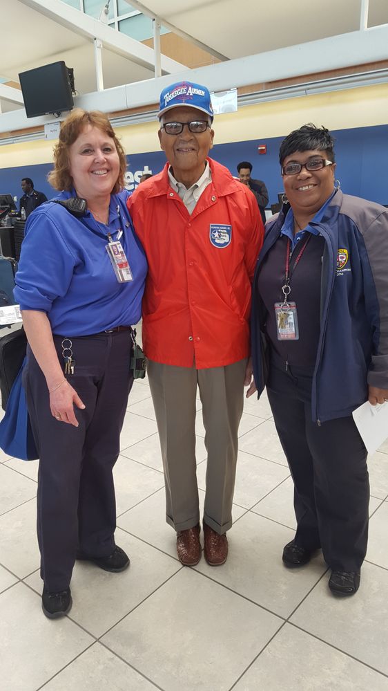 BWI Employees meet Col. McGee
