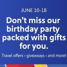 Southwest Celebrates Wanna Get Away Week with Exclusive Offers and Week-Long Sweepstakes