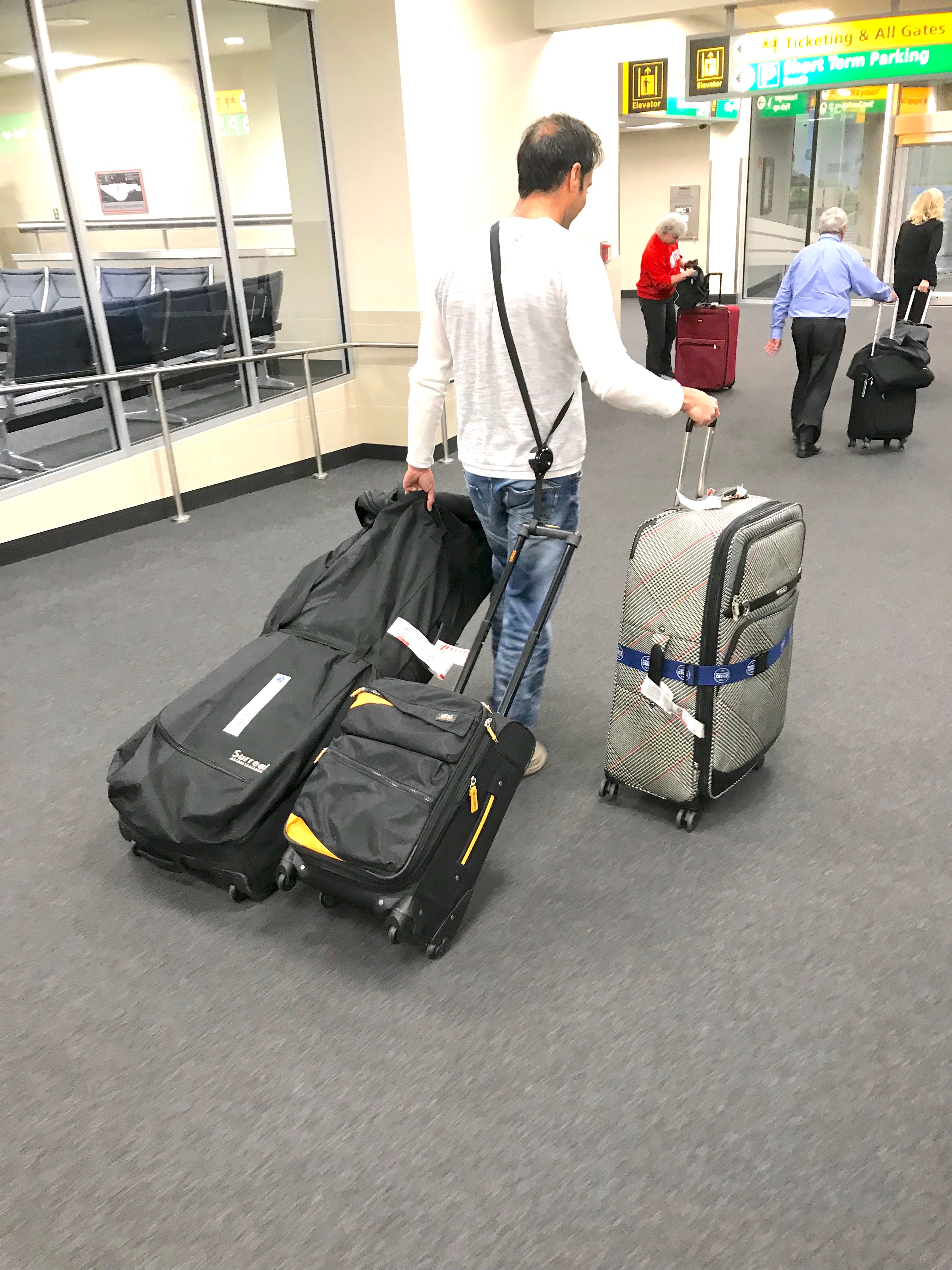 carry on suitcase stroller