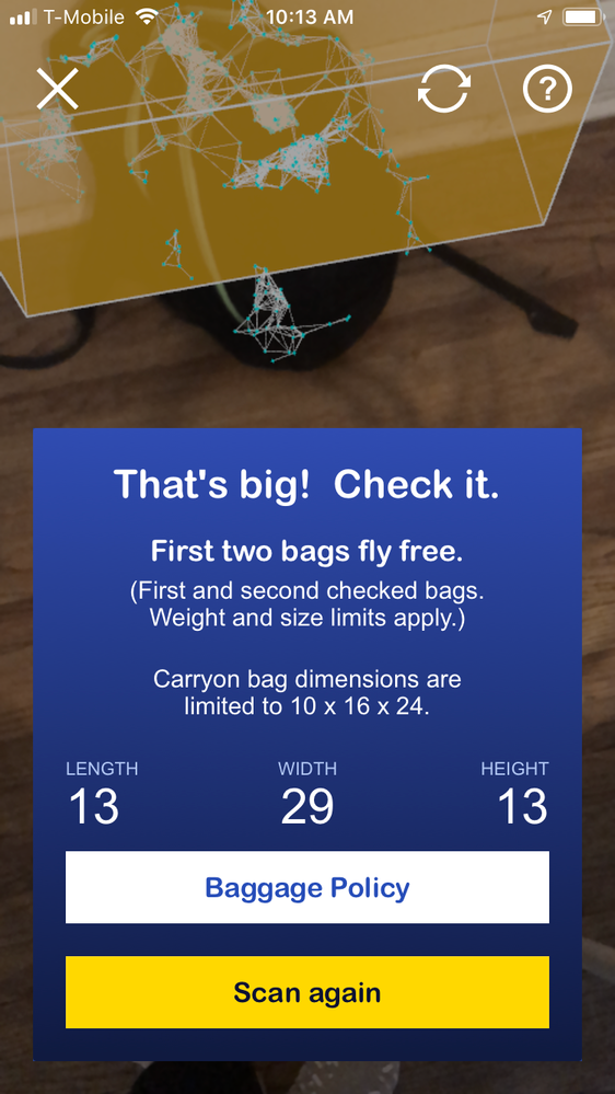 southwest first bag free