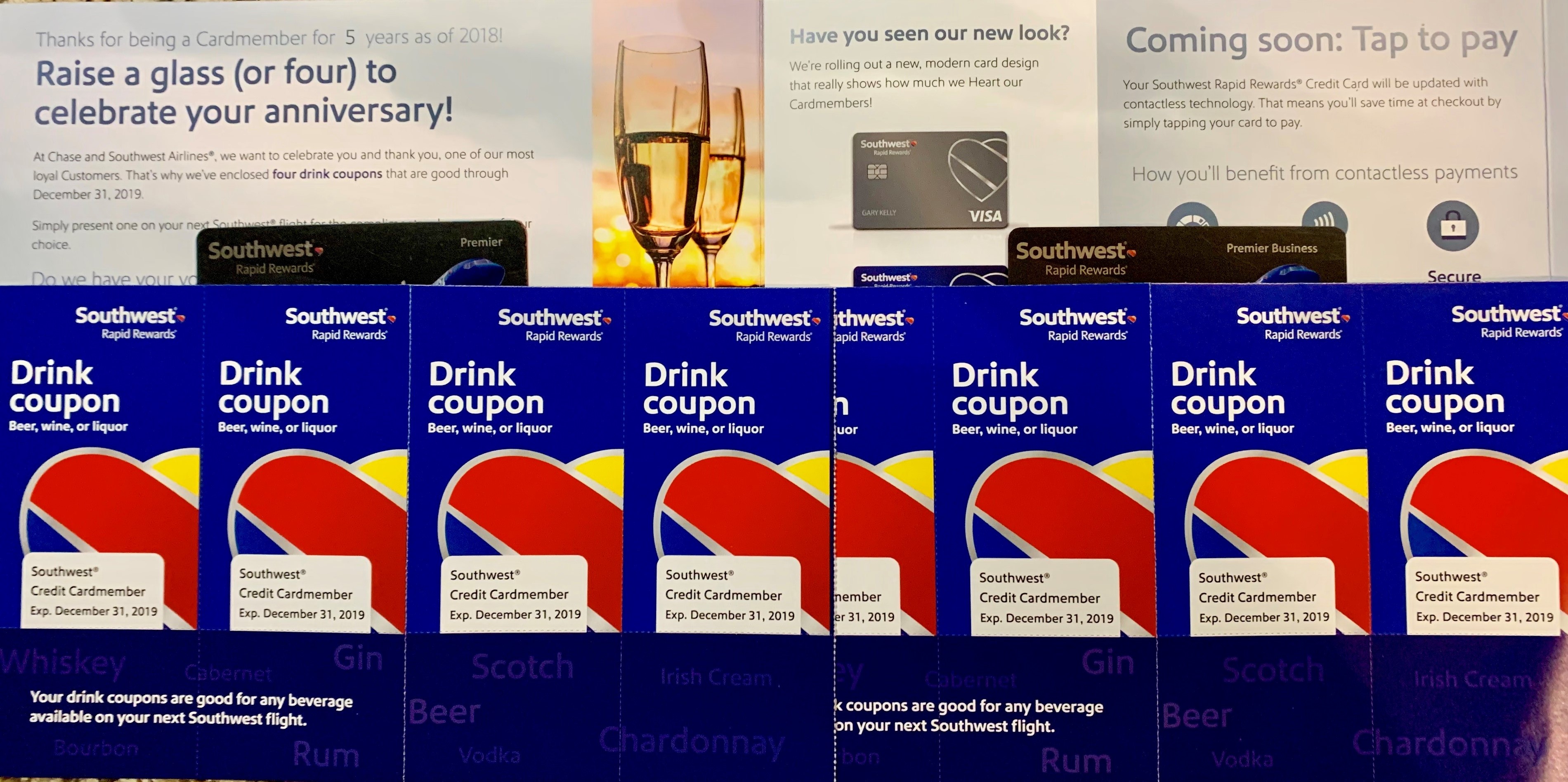 Free Drink Coupons The Southwest Airlines Community