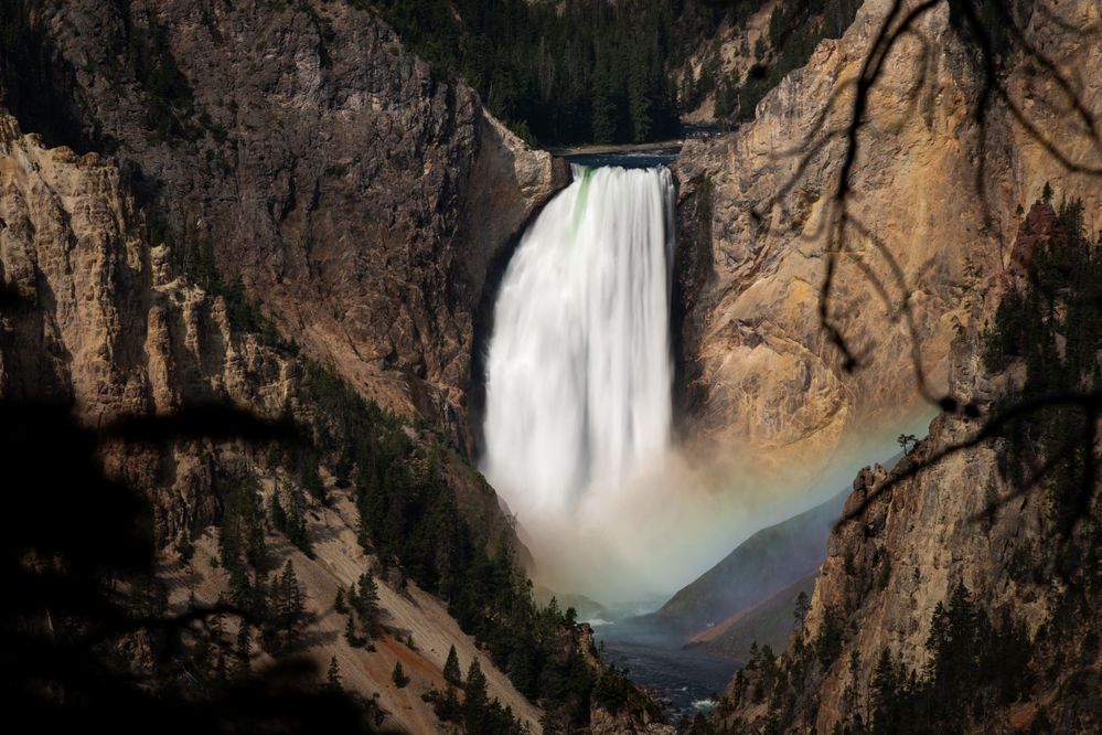 Yellowstone Waterfall, photo by Stephen M. Keller