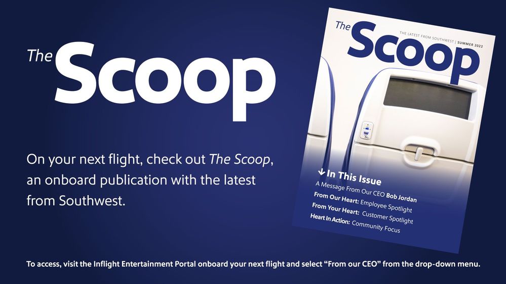 Get “The Scoop” on the latest at Southwest!