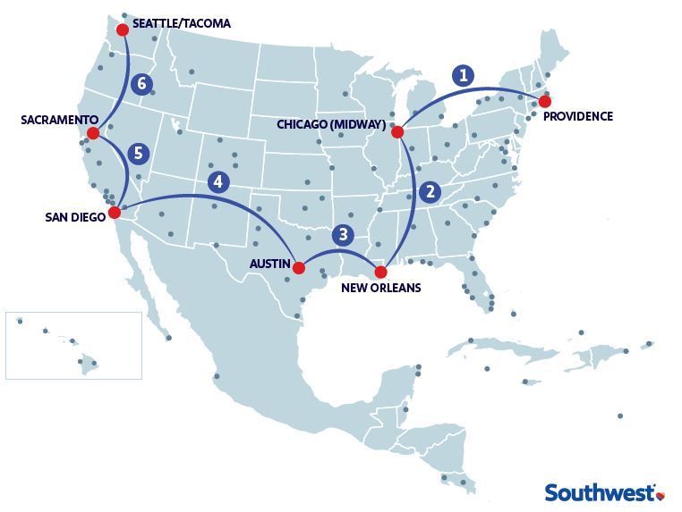 Southwest Flight 247 Route Map.JPG