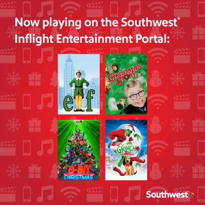 What to Watch on Your Southwest Flight in December