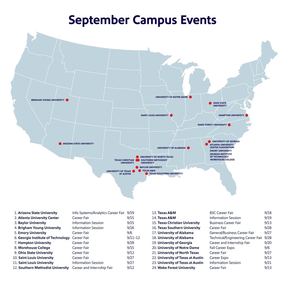 Campus Reach September Campus Events